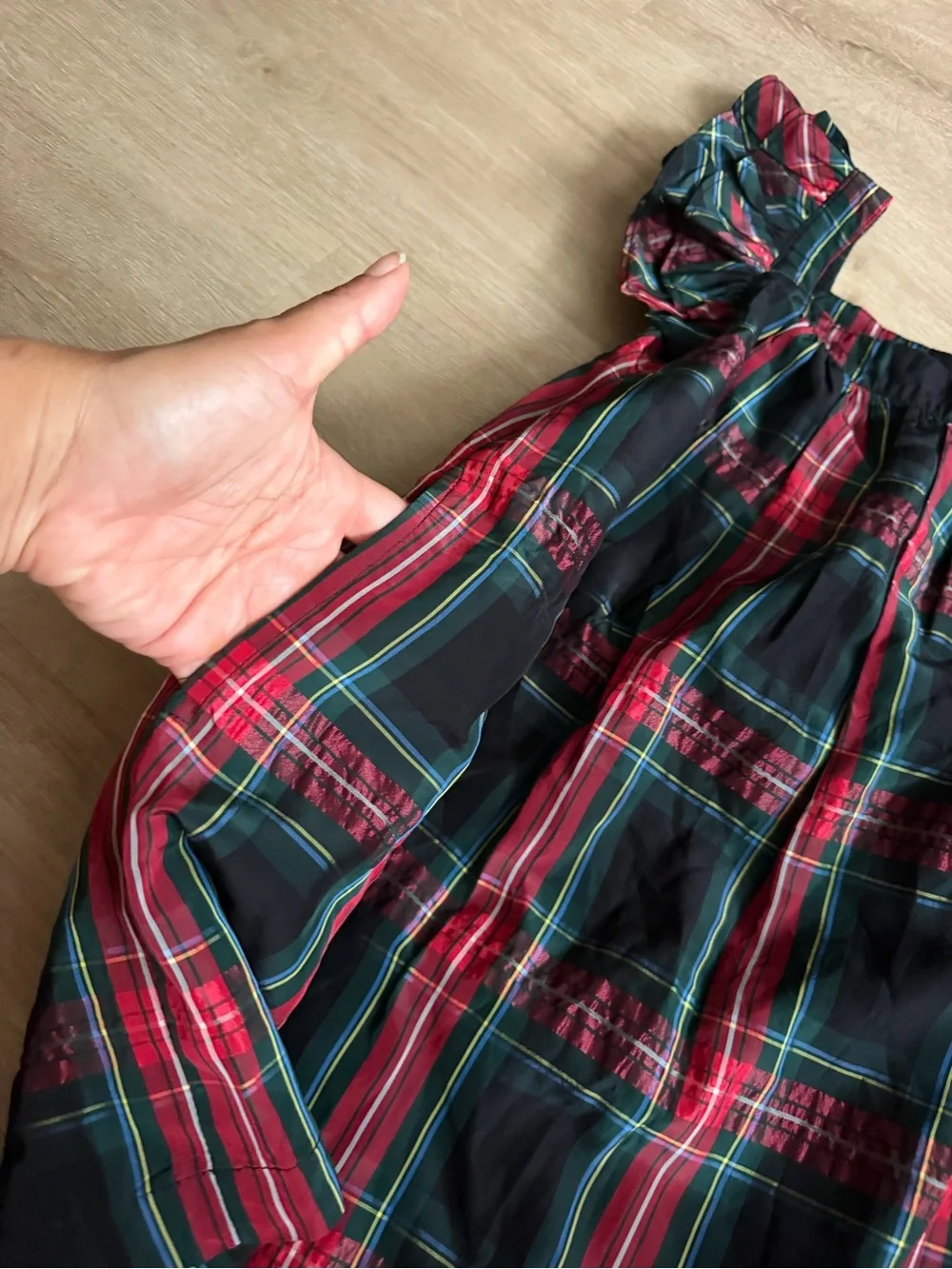 Vineyard Vines Girls' Holiday Plaid Smocked Dress SZ XS NWT